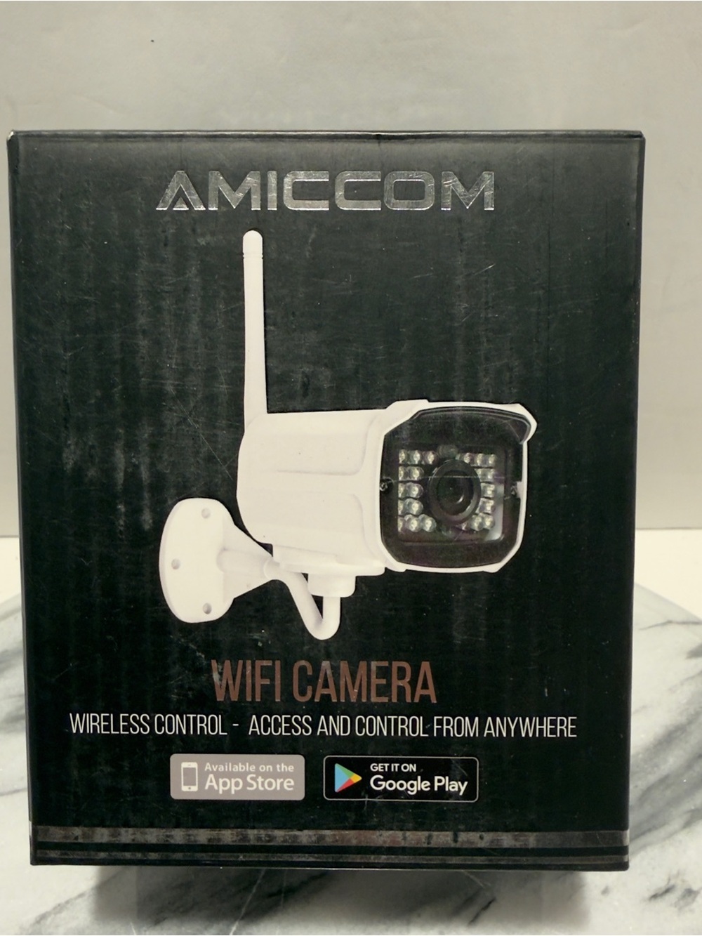 Amiccom Outdoor Security Camera, 1080p IP Cam 2.4G IP66 Waterproof (UP)